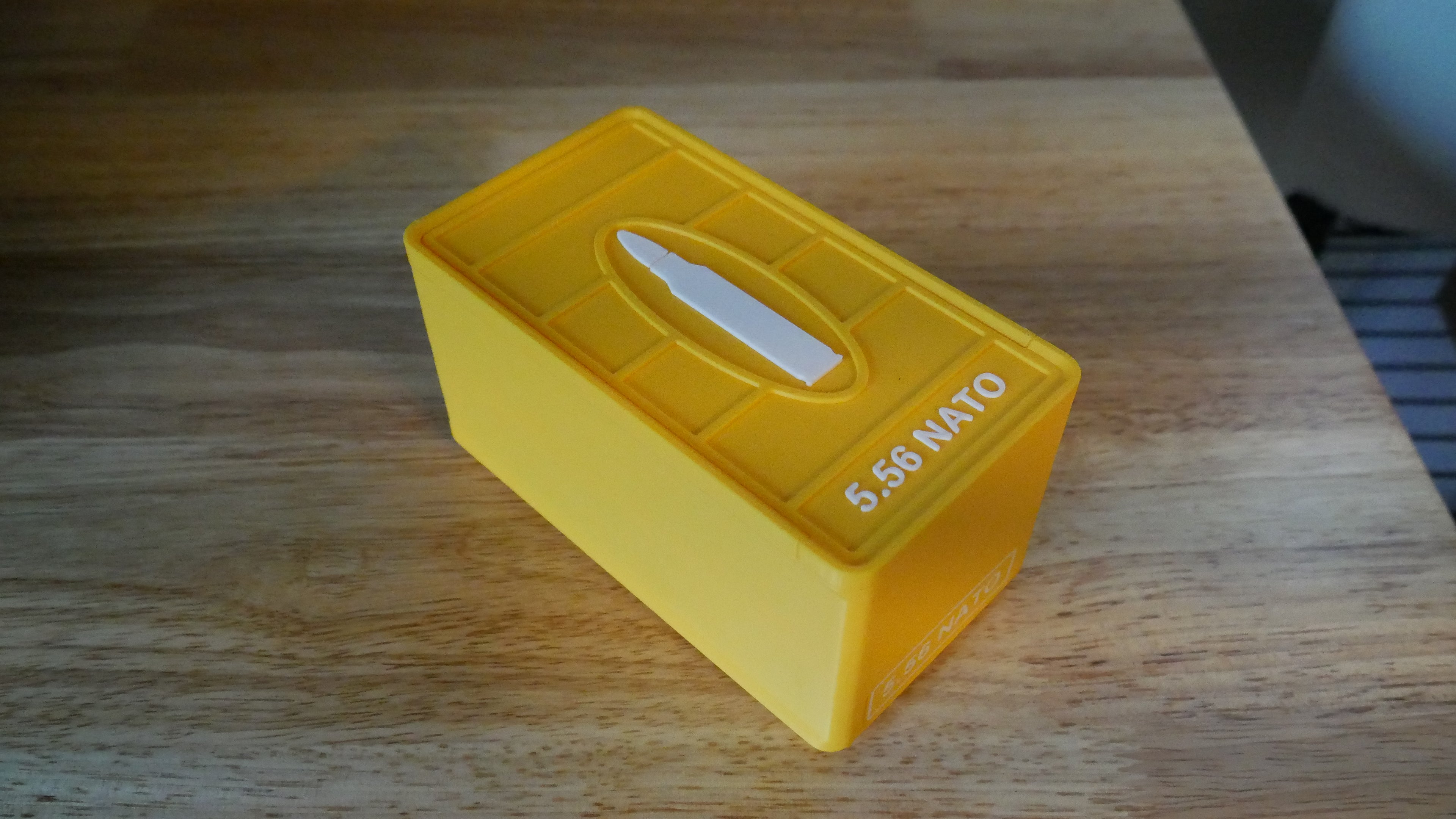 5.56 / 50rnd Ammo Box Yellow/White (Ready to Ship)